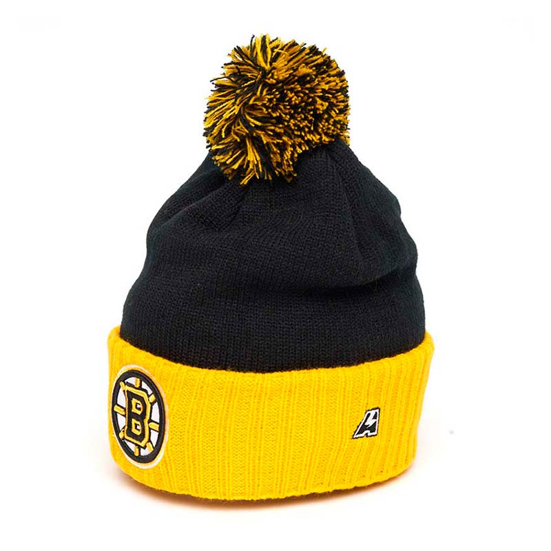 Шапка с помпоном Бостон Брюинз