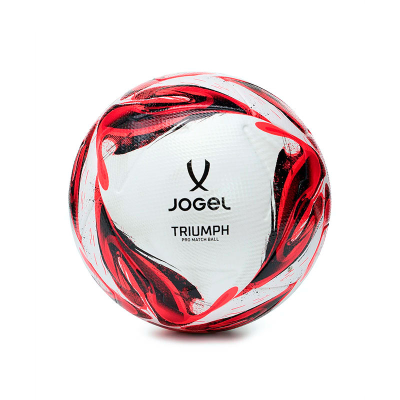 Футбольный мяч JOGEL Triumph Pro размер 5 белый/красный
