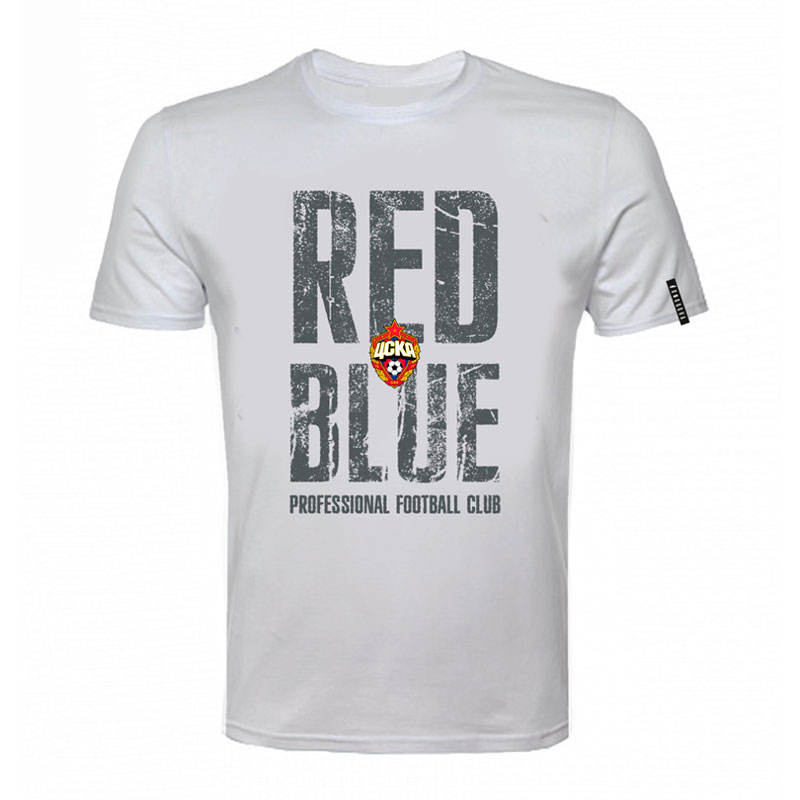 Футболка CSKA RED BLUE серая