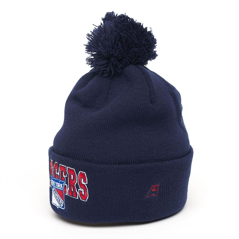 Шапка с помпоном Нью-Йорк Рейнджерс