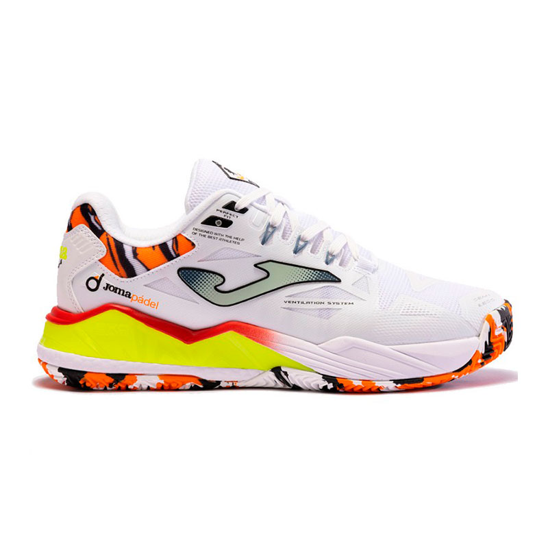 Кроссовки мужские Joma SPIN MEN белый/желтый