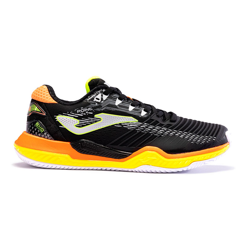 Кроссовки теннисные Joma T.POINT черный/оранжевый