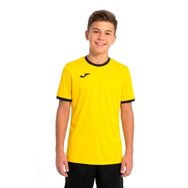 Футболка подростковая Joma COMBI PREMIUM желтый/черный