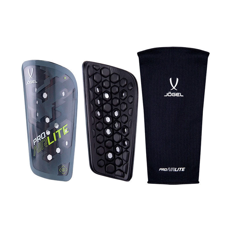 Щитки футбольные JOGEL Proairlite серые