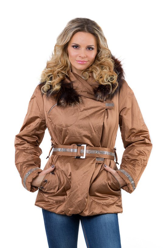 Куртка женская с чернобуркой ДЕВА